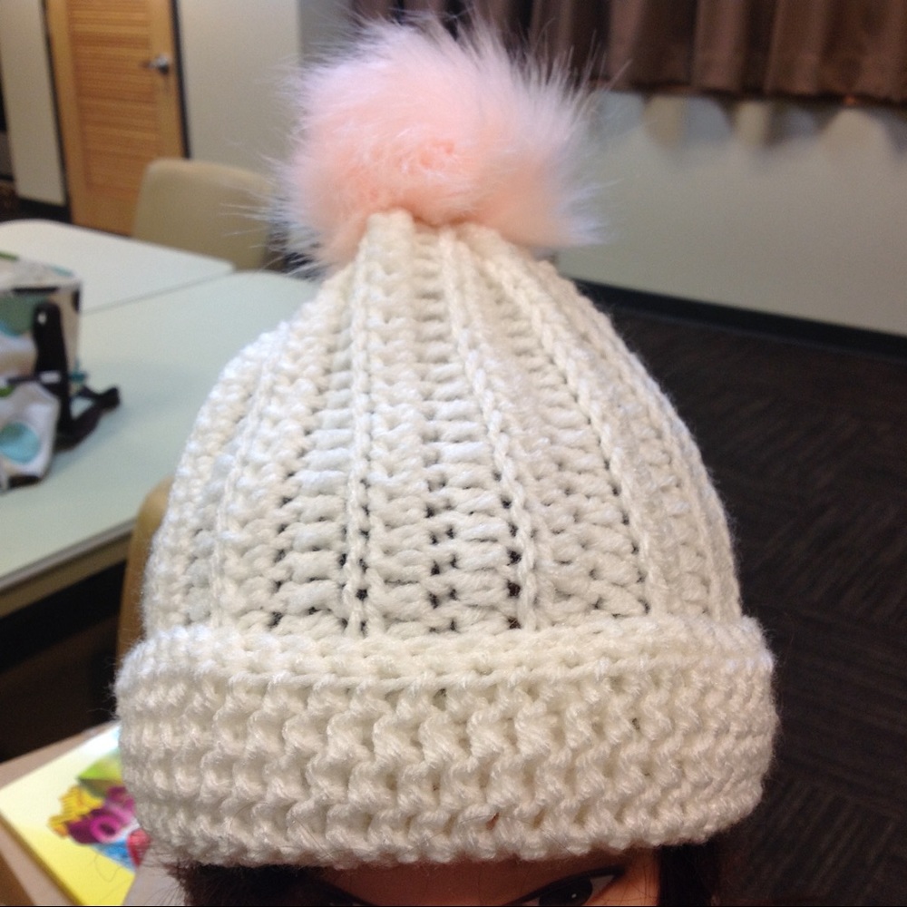 Handmade crochet beanie. NWOT